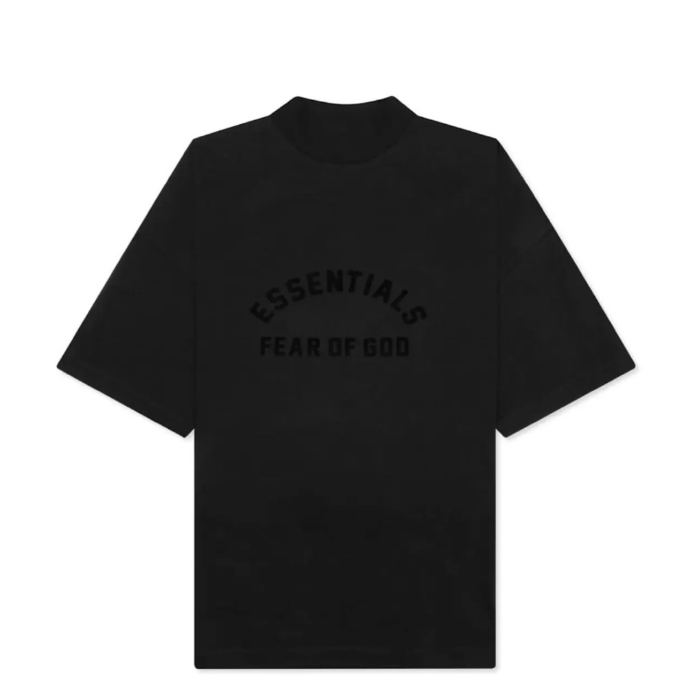 Fear of God Essentials Charcoal Jet Black ( 3 SIZES OVERSIZED ) Fits XL